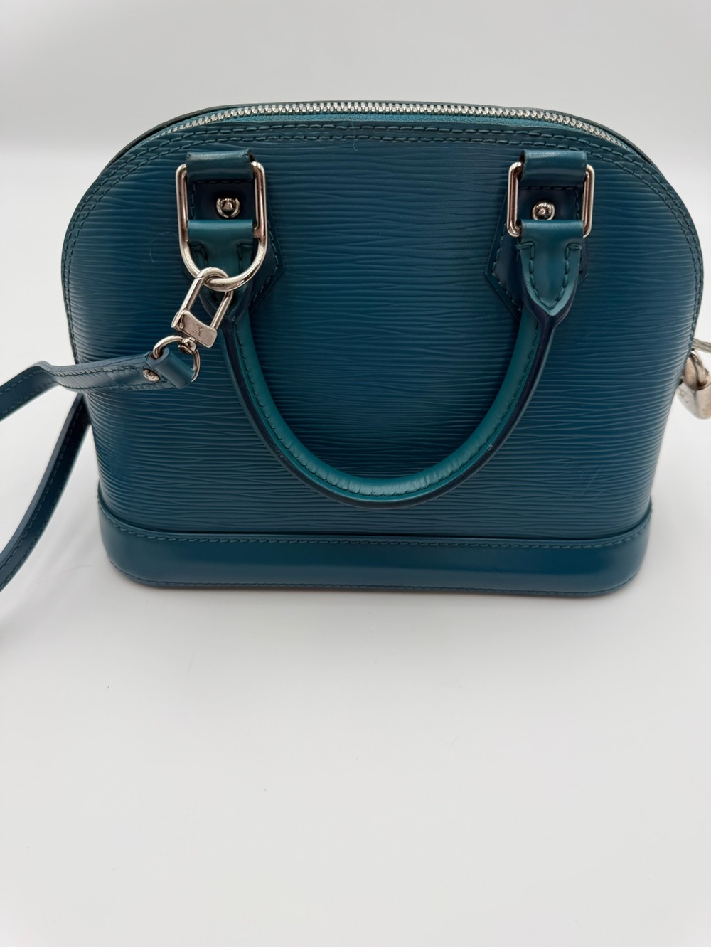 Louis Vuitton Alma BB in beautiful teal Epi leather
